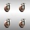 Service Caster 4 Inch 316SS High Temp Glass Filled Nylon Wheel Swivel Top Plate Caster Set SCC SCC-SS31620S414-GFNSHT-4 - alternate 1